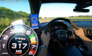 317 km/h sur l’autoroute allemande, cette Audi TT RS préparée écrase tout sur son passage