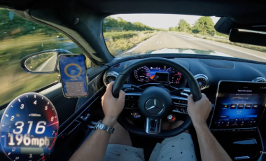 VIDEO – 316 km/h pour cette Mercedes AMG SL63 sur l’autoroute allemande !