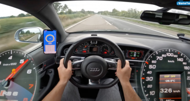 VIDEO – À plus de 330 km/h sur l’autoroute, cette Audi RS6 modifiée s’éclate !