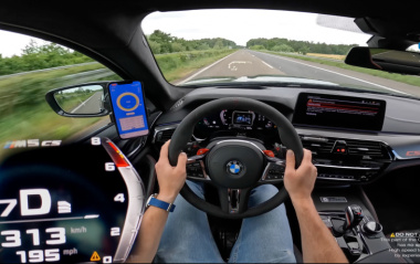 VIDEO – À plus de 300 km/h sur l’autoroute, cette BMW M5 CS est très bien préparée par G Power !