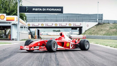 La Ferrari F1 de Schumacher qui a remporté 5 GP est à vendre