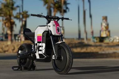 Cette magnifique moto électrique compacte et sportive annonce la couleur