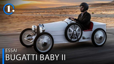 Essai Bugatti Baby II - 70 km/h n'ont jamais paru aussi rapides