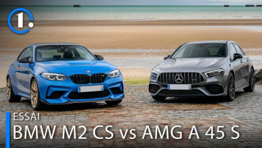 Essai comparatif - La BMW M2 CS affronte la Mercedes-AMG A 45 S