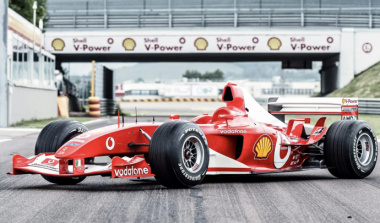La Ferrari F1 de Schumacher du sacre de 2003 en vente