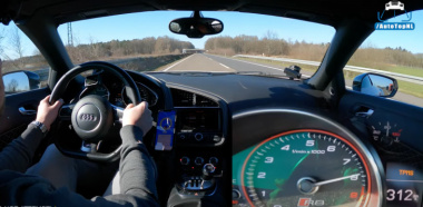 VIDEO – À plus de 310 km/h sur l’autoroute, il envoie son Audi R8 en enfer !