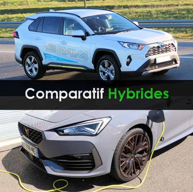 comparatif des voitures hybrides du marché