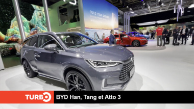 VIDEO - BYD Han, Tang et Atto 3, trois nouvelles Chinoises électriques pour l’Europe