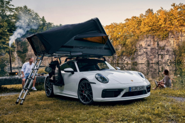 Porsche présente sa nouvelle… tente de toit !