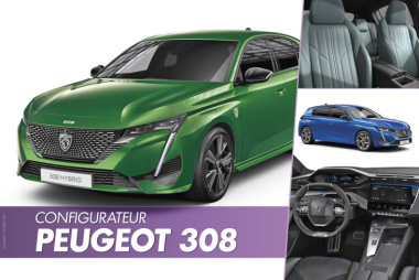 Peugeot 308 (2021). Configurateur en ligne et gamme en détail