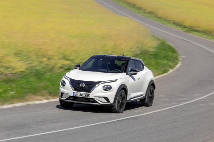 android, essai nissan juke hybrid 145 : le courant passe enfin