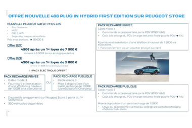 Prix Peugeot 408. Ouverture des commandes avec la First Edition