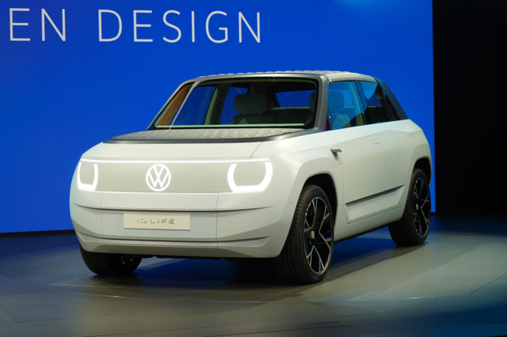 concept car volkswagen,  nouveauté automobile,  photos officielles,  plateforme modulaire auto / voiture,  volkswagen, volkswagen id. life (2021). aperçu du suv électrique id.2 à 20 000 €