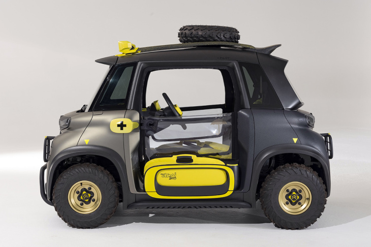 concept car citroën,  citroen, citroën ami buggy (2021). le quadricycle électrique en mode aventurier