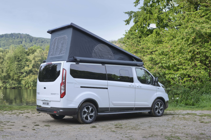 camping car,  ford,  ford transit cust nugget,  monospaces, ford transit nugget trail et active. le camping-car sauce baroudeuse