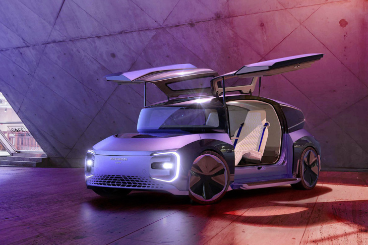 concept car volkswagen,  photos officielles,  voiture autonome,  volkswagen, le groupe vw présente une nouvelle navette autonome futuriste : le gen.travel
