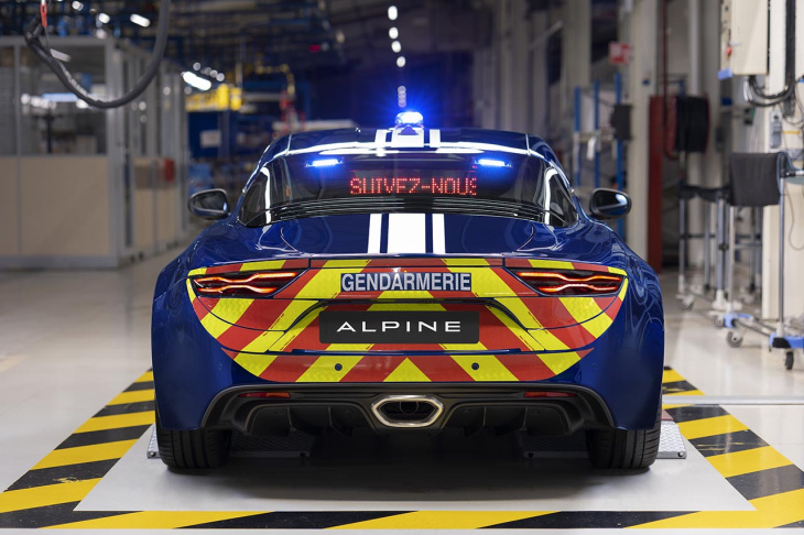 alpine,  alpine a110,  coupés, alpine a110 gendarmerie (2022). premières photos et vidéo officielles