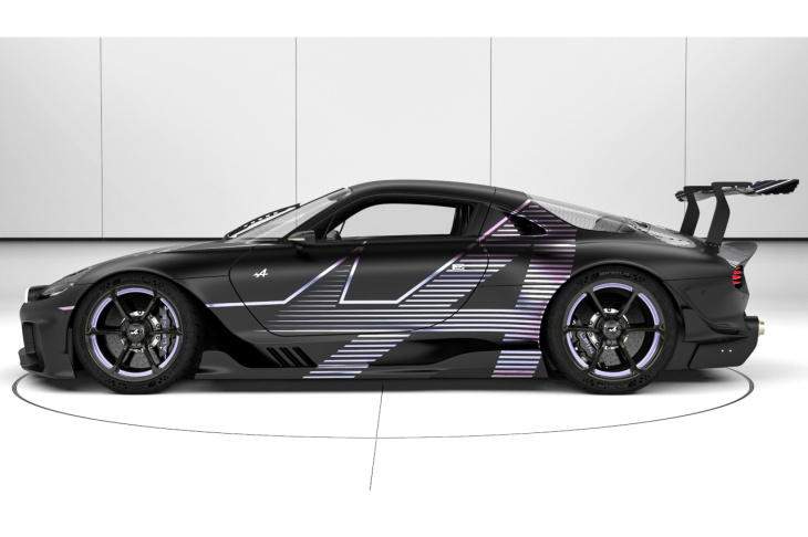 photomontage,  supercar,  alpine, alpine gta concept nft. cinq art cars virtuelles proposées à la vente