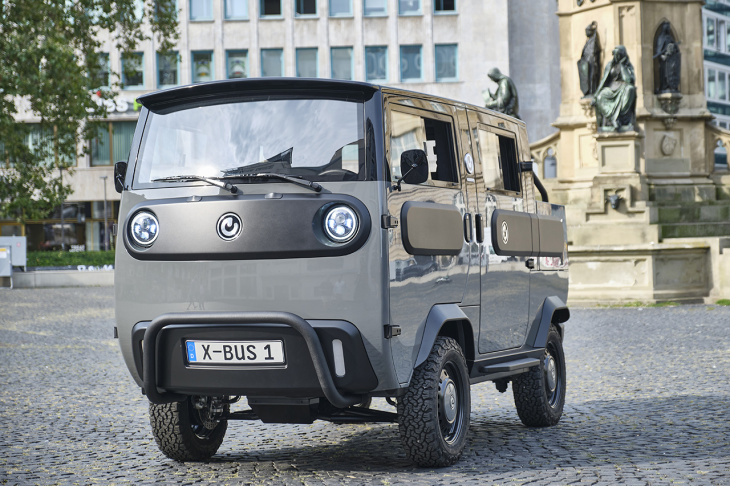 camping car,  utilitaire, xbus. le quadricycle électrique modulaire débarque en france en 2022