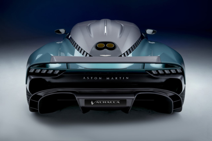 double embrayage,  moteur essence,  photos officielles,  supercar,  aston martin, aston martin valhalla (2021). 950 ch pour la supercar hybride de série