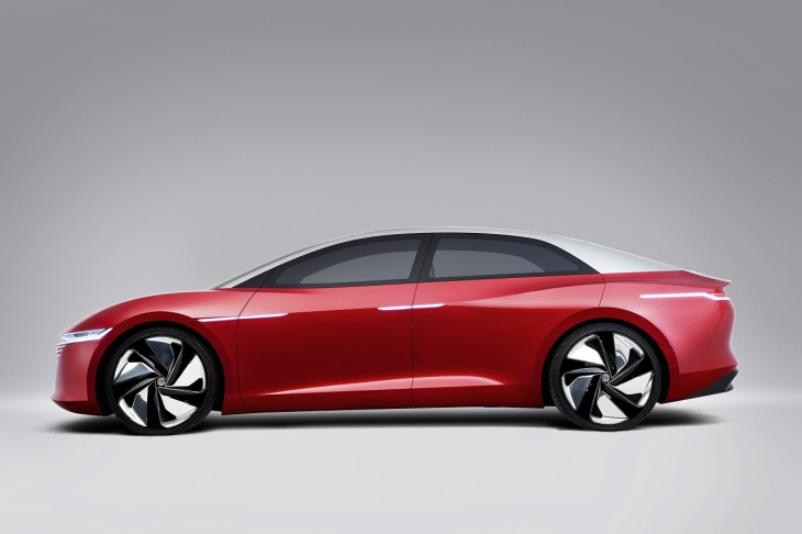 concept car volkswagen,  plateforme modulaire auto / voiture,  volkswagen, volkswagen id.7 (2023). la future passat électrique se précise