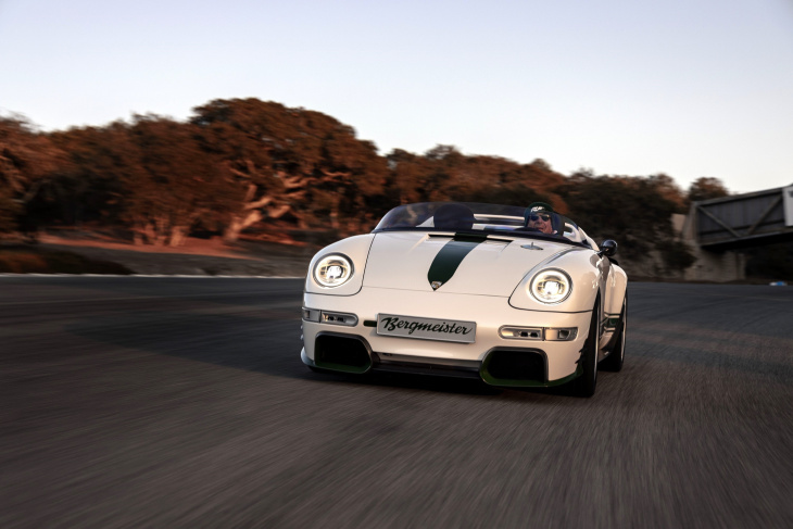 boîte de vitesses mécanique,  moteur essence,  nouveauté automobile,  photos officielles,  porsche, ruf bergmeister (2022). une 911 speedster turbo ultra-sportive
