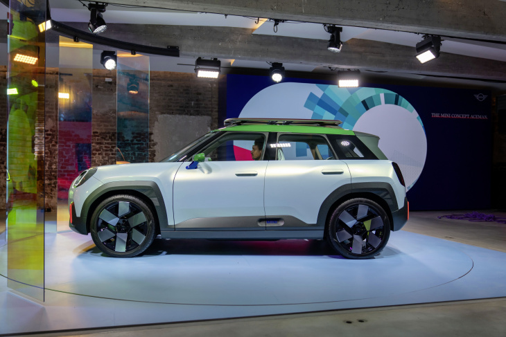 nouveauté automobile,  photos exclusives,  photos officielles,  vidéo de voiture,  mini, android, mini concept aceman (2022). à bord du petit suv électrique et ludique
