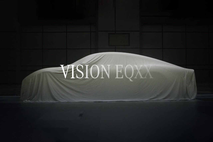 concept car mercedes-benz,  mercedes-benz, mercedes vision eqxx (2022). l'électrique avec 1 000 km d'autonomie !