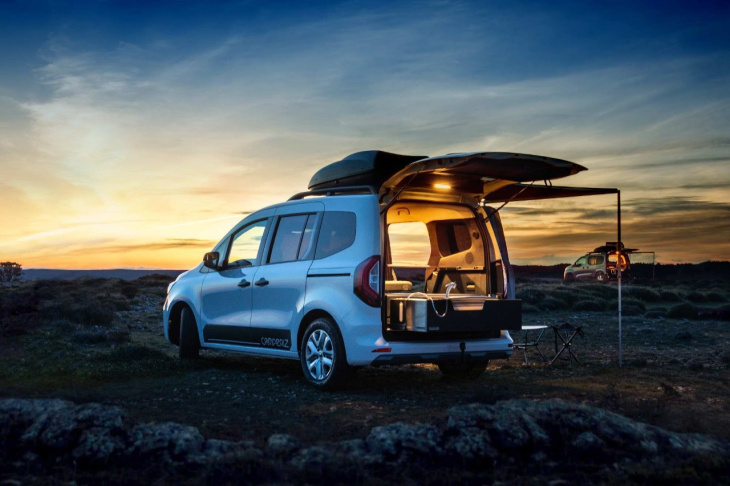 camping car,  moteur diesel,  renault, renault kangoo (2022). une version camping par camperiz