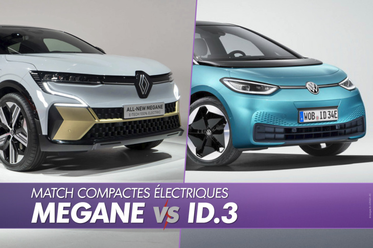 renault,  renault megane,  compactes,  volkswagen,  volkswagen id.3, la renault mégane e-tech electric (2022) défiera la volkswagen id.3