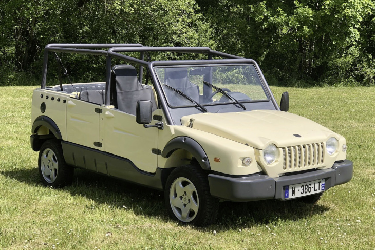 insolite, mi-méhari, mi-jeep : voici la forest automobile et son moteur à éthanol