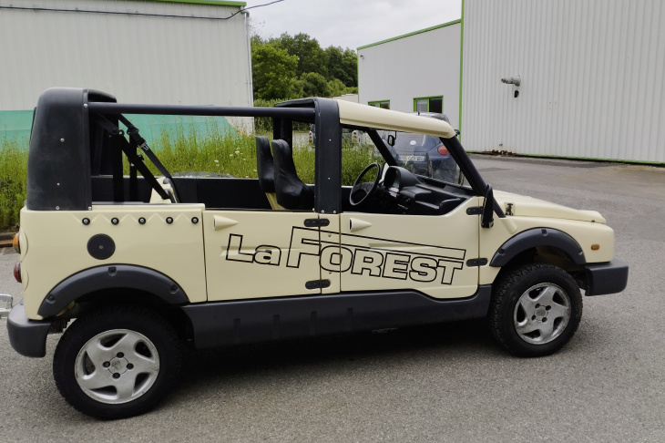 insolite, mi-méhari, mi-jeep : voici la forest automobile et son moteur à éthanol