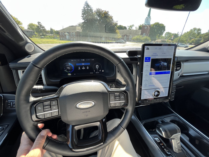 android, on a essayé le ford f-150 lightning : la légende américaine passe à l’électrique