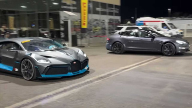 Bugatti Divo vs Tesla Model S Plaid - Un match joué d'avance ?