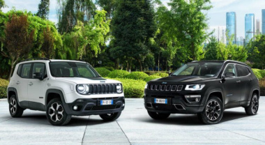Futurs Jeep Renegade et Compass : 640 km d’autonomie pour les versions 100% électriques