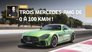 VIDÉO - Trois Mercedes-AMG de 0 à 100 km/h !