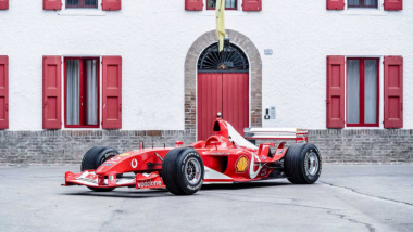 Une F1 Ferrari de Michael Schumacher s'échange contre 15 millions d'euros