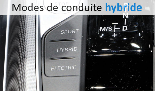 fonctionnement des modes de conduites en hybride