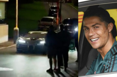Cristiano Ronaldo et sa Bugatti à 8M€, les premières images