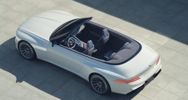 Genesis X Convertible (2022) : luxueux et aérodynamique, ce cabriolet est 100% électrique