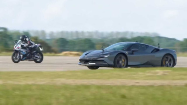 Vidéo - La BMW M 1000 RR défie la Ferrari SF90 Stradale