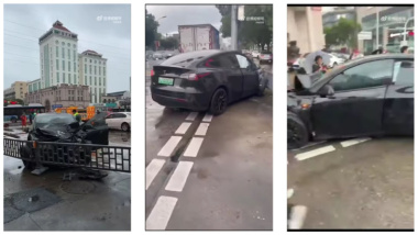 VIDEO – Un nouvel accident avec une Tesla en Chine