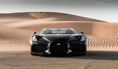 La Bugatti W16 Mistral pose ses roues à Dubaï