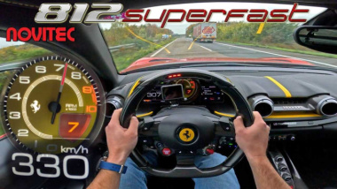 Vidéo : La Ferrari 812 Superfast à plus de 300 km/h sur l'autobahn