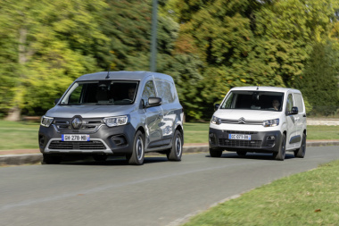 Essai comparatif. Le Renault Kangoo Van E-Tech face au Citroën ë-Berlingo