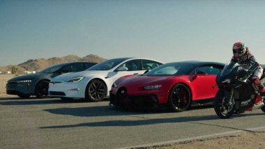 Lucid Air Sapphire vs Tesla Model S vs Bugatti Chiron : duel de plus de 1 000 ch
