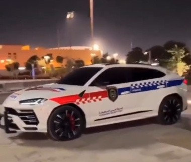 La police du Qatar roule en Lamborghini Urus