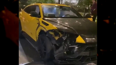 La belle Lamborghini du footballeur suisse Embolo détruite dans un accident