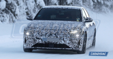 Scoop – Audi A6 e-tron : tests hivernaux