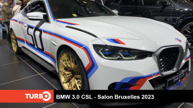VIDEO - BMW 3.0 CSL, en direct du Salon de Bruxelles 2023